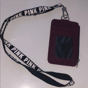 💕 PINK Lanyard Wallet 💕